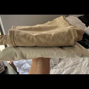 Two pairs J Crew Khaki Pants Size 2 City Fit